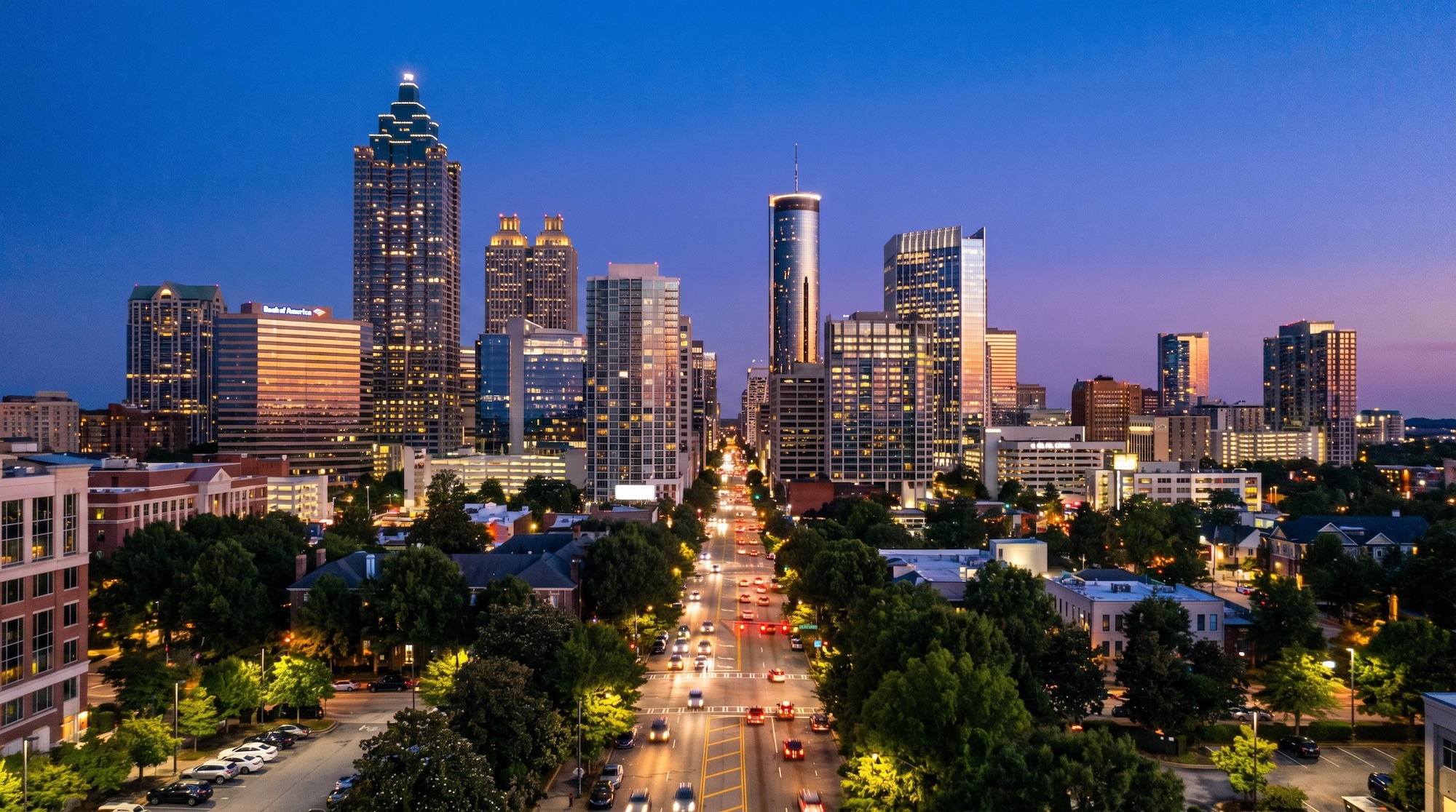 Georgia skyline