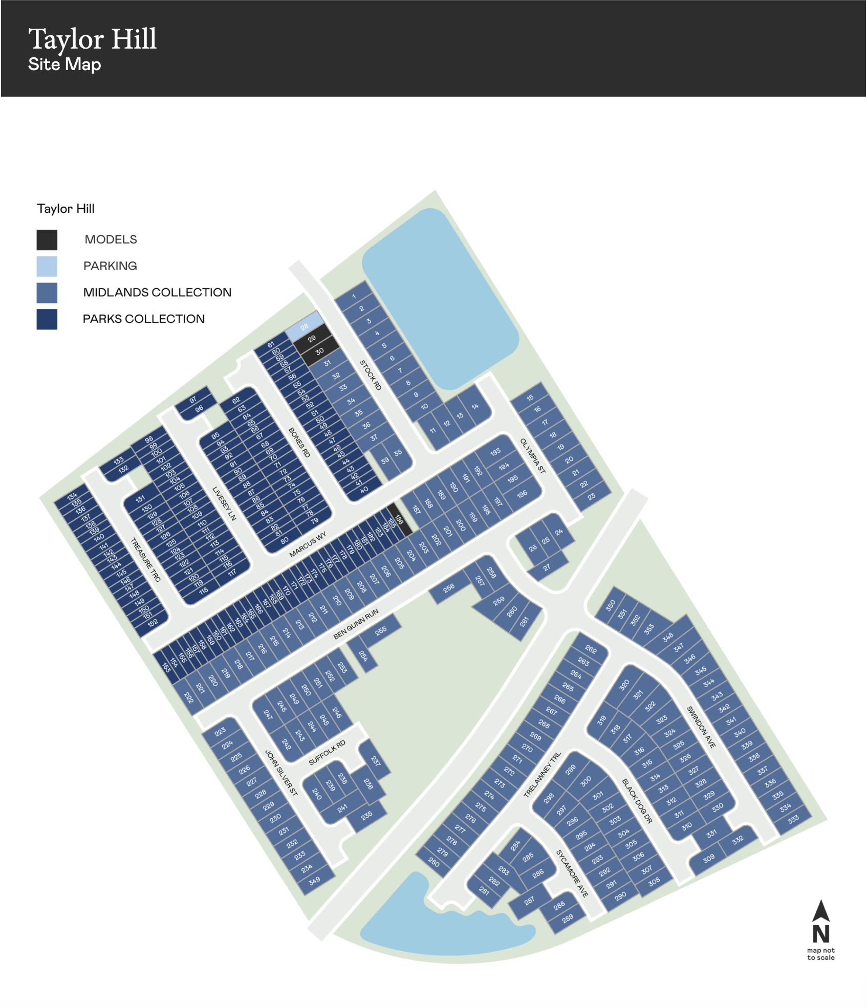 Taylor Hill plat map